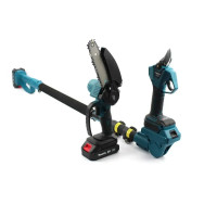Преміум набір Makita 3в1 24V акумуляторна пила DUC155HN  секатор DUP270 Digital штанга 1.6 м для обрізки дерев